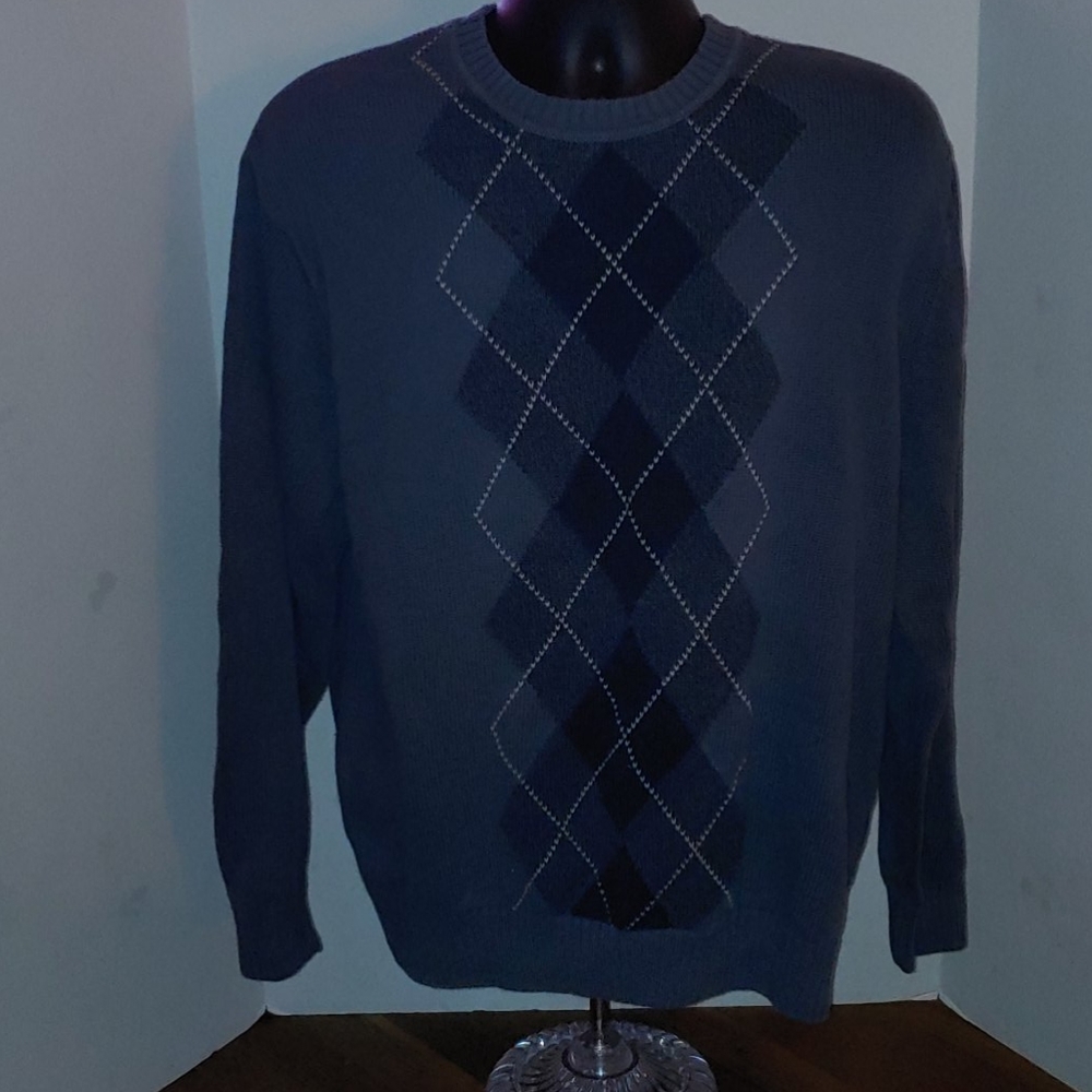 Dockers Blue Long Sleeve Sweater